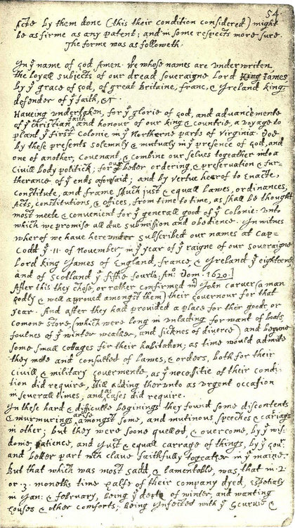 插图 274 五月花号公约